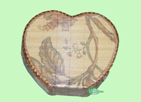 Шкатулка из бамбука  из 5-х (5 шт) в ассортименте (разные формы и рисунки) 391593