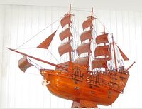 Модель кораблей Santa-Maria с деревянным парусом(SM-L)L90 cm (989204)